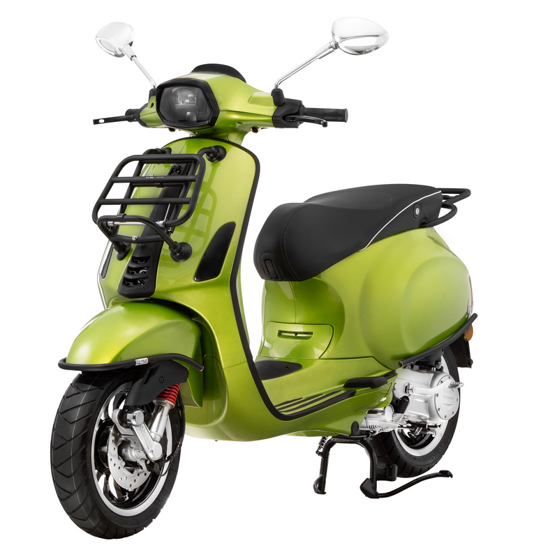 Pont à bagages arrière pour Vespa Primavera /Sprint /Elettrica 50-150ccm, noir mat