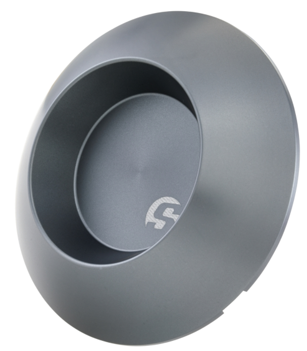 Cache couvercle vario pour Vespa, gris mat