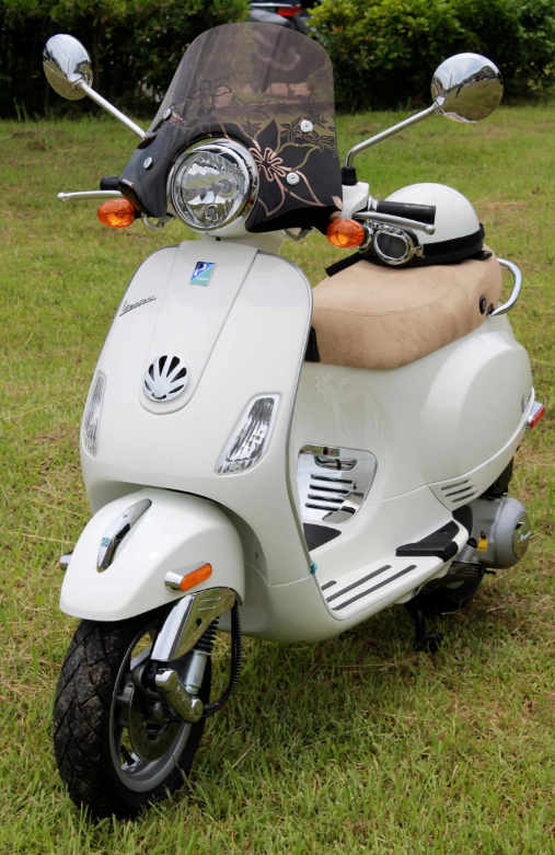 Avertisseur en cascade pour Vespa LX/LXV 50-150ccm, chrome