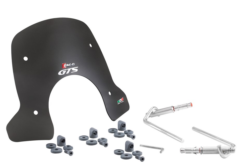 Pare-brise mi-haut pour Vespa GTS/GTS Super/GT/GT L 125-300cc, teinté