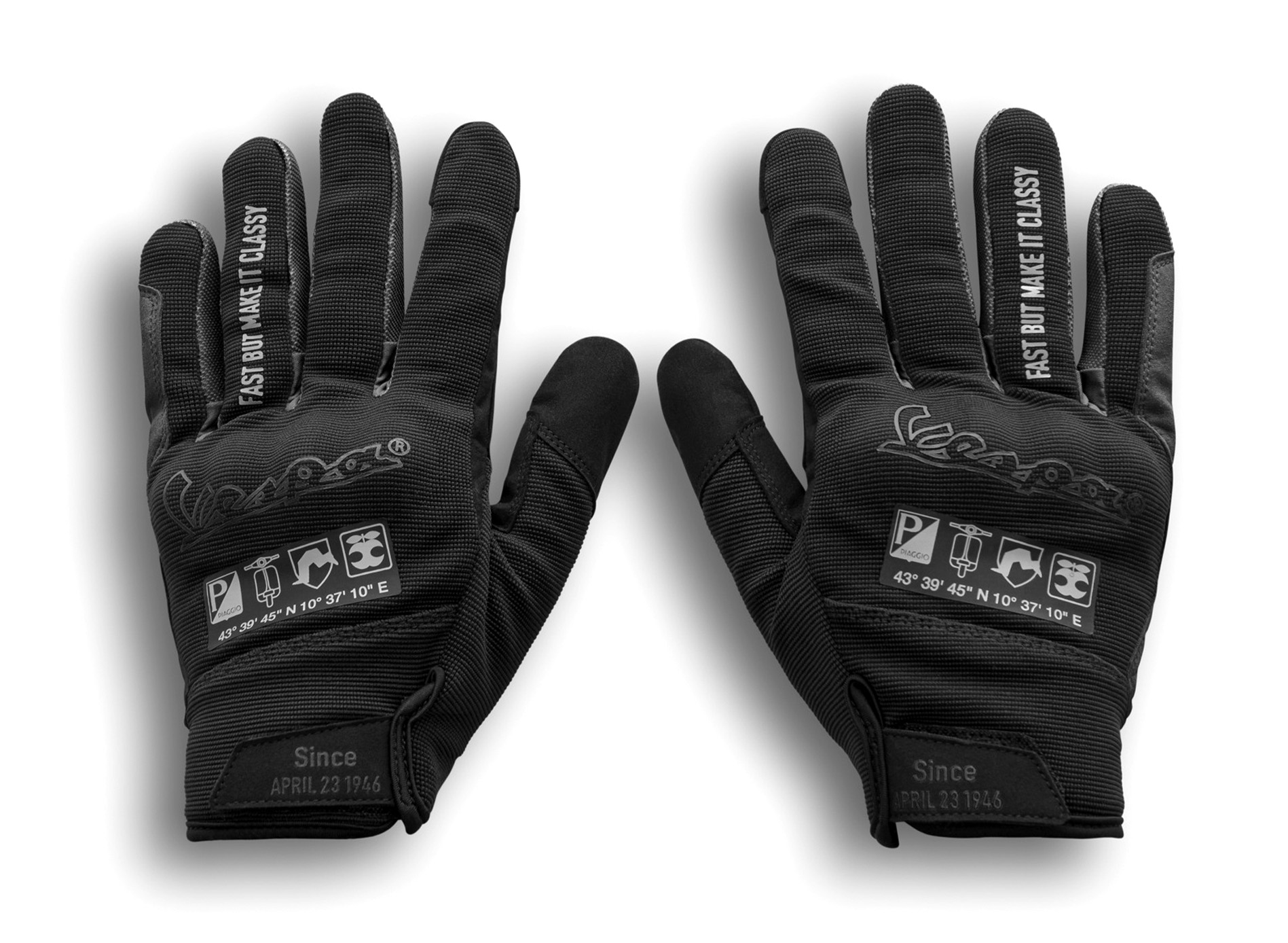 Gants Vespa noir DEC