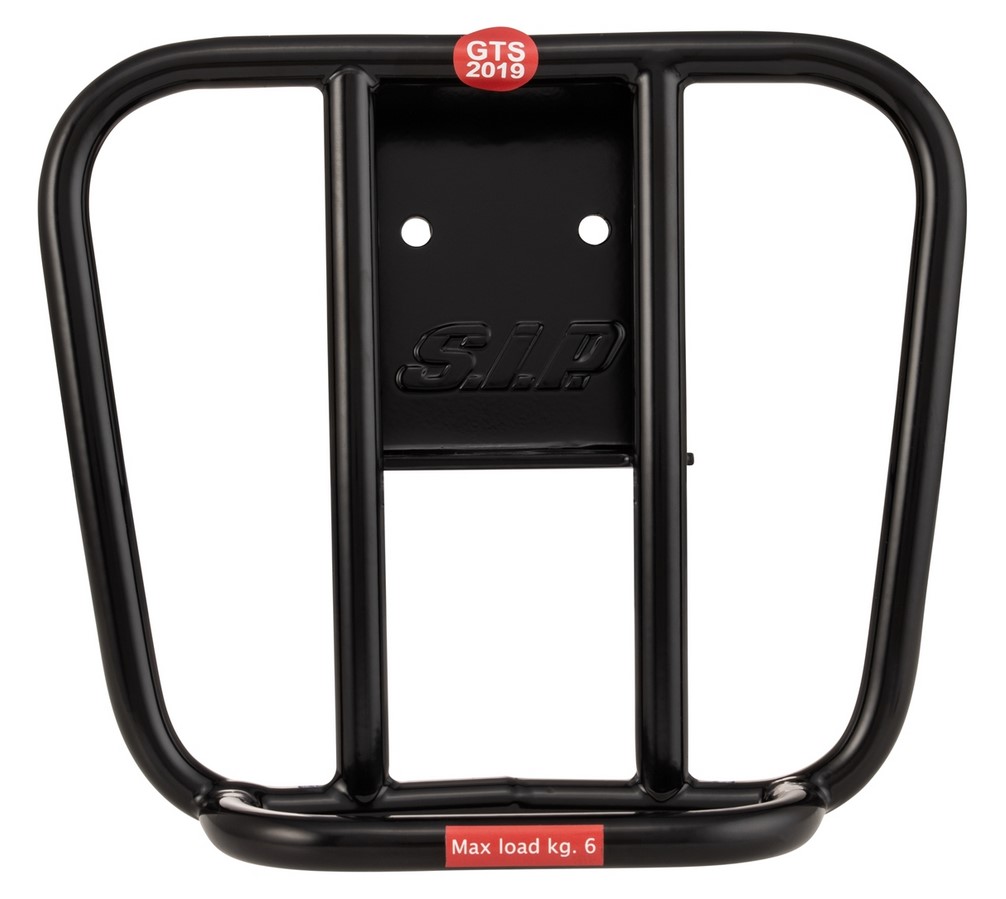 Porte-bagages arrière 70's pour Vespa GTS / GTS Super HPE 125-300 ('19-), noir brillant