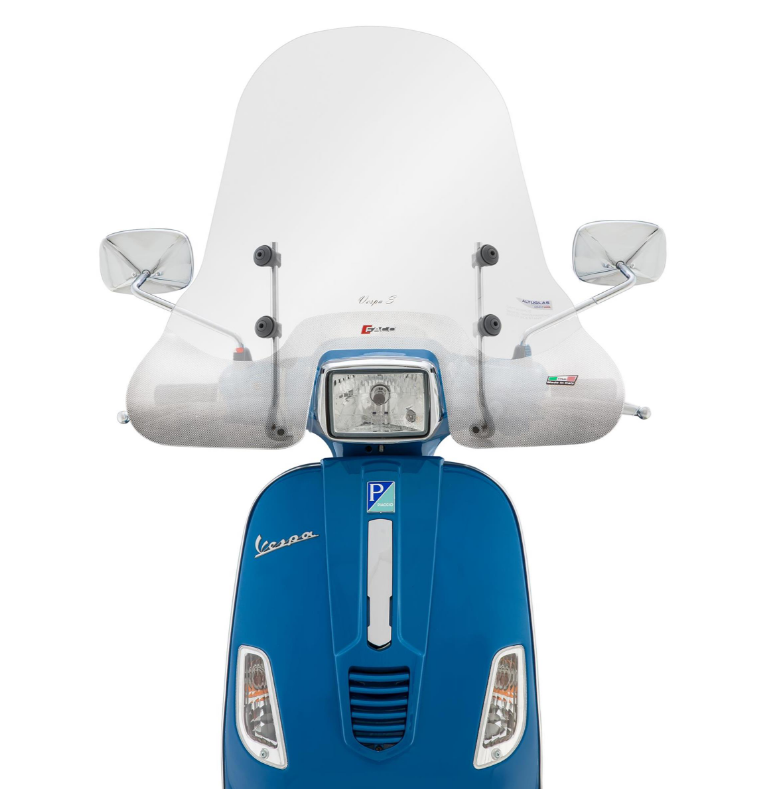 Pare-brise FACO haut pour Vespa S 50-150ccm, clair