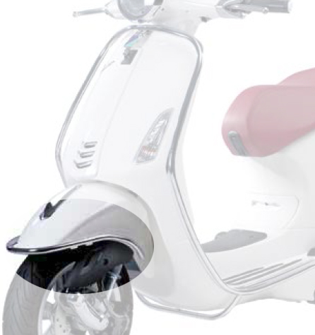 Protection contre les chocs garde-boue avant Vespa Primavera - chrome