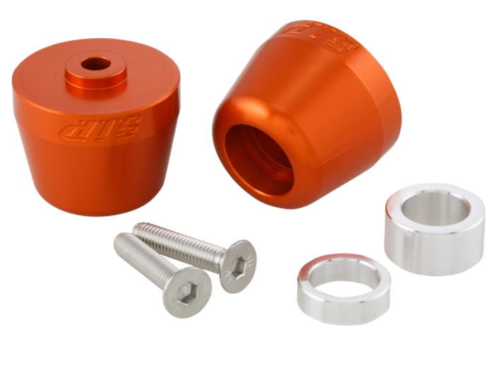 Poids de guidon gauche/droite pour Vespa Primavera/Sprint/ET/LX/LXV/S, orange mat