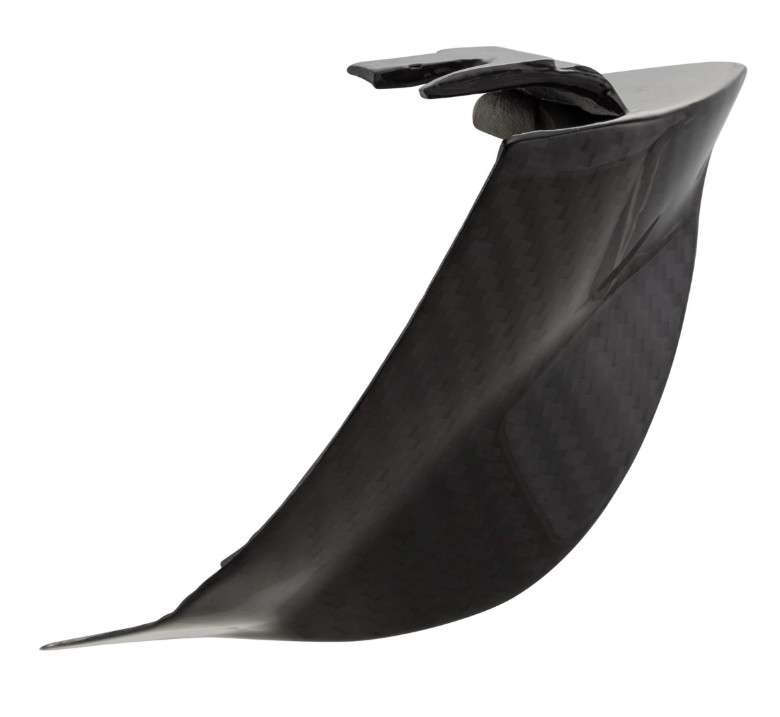 Embout de bas de caisse gauche pour Vespa Primavera/Sprint 50-150ccm 2T/4T AC, carbone