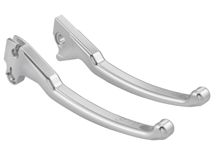 Kit levier de frein sport gauche/droite pour Vespa LX/LXV/S/Primavera/Sprint 50-150ccm, argent