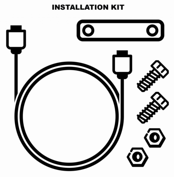 Kit d'installation antivol électronique (1D002554)