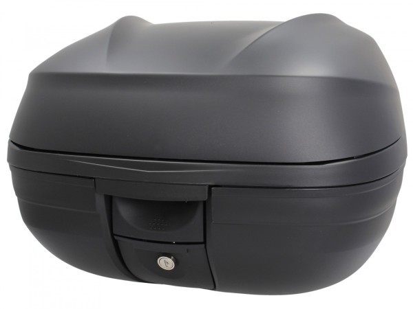 Kit Top Case (avec plaque de fixation), 37 l, noir mat pour Piaggio MP3 125 / 300 / Sport HPE